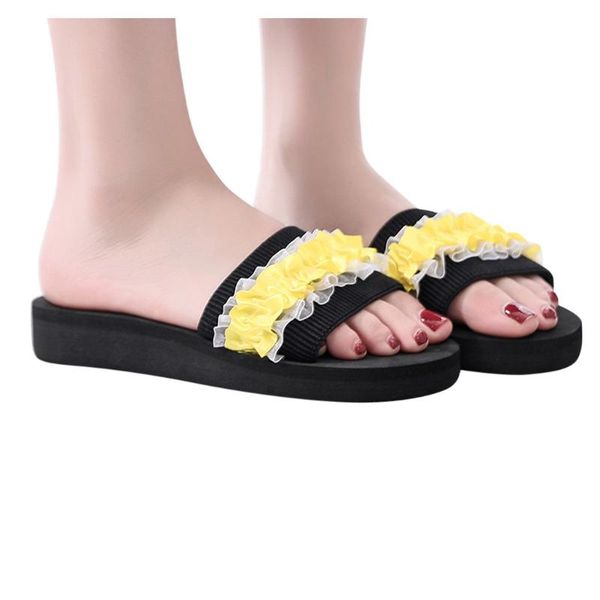 women's slipper summer flowers beach breathable holiday slippers simple and versatile sandals lazy flip-flops, Black
women's slipper summer flowers beach breathable holiday slippers simple and versatile sandals lazy flip-flops, Black