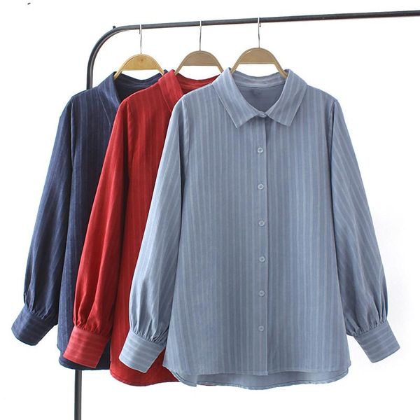 plus size t-shirt shirt for women in spring and autumn wear xl-4xl vertical stripes lapel long sleeve large straight skirt fatwomen, Black
plus size t-shirt shirt for women in spring and autumn wear xl-4xl vertical stripes lapel long sleeve large straight skirt fatwomen, Black