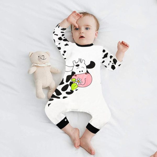 cartoons cow jumpsuit for born baby toddler infant boys girls long sleeve print cartoon romper pajamas jumpsuits, Blue
cartoons cow jumpsuit for born baby toddler infant boys girls long sleeve print cartoon romper pajamas jumpsuits, Blue