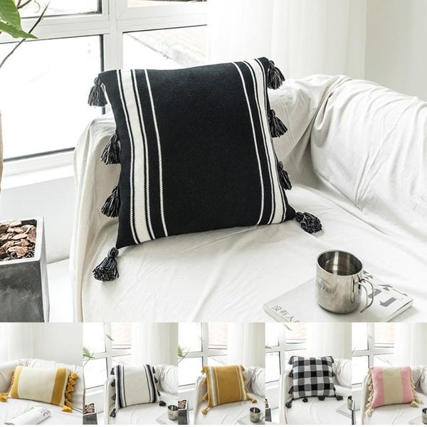 cushion/decorative pillow geometric cushion cover tassels pillowcase woven for home sofa bed decor drop 35x50cm/45x45cm
cushion/decorative pillow geometric cushion cover tassels pillowcase woven for home sofa bed decor drop 35x50cm/45x45cm