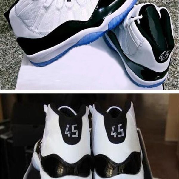 new 11 concord 45 white black basketball shoes men women 11s concords 45 sneakers with box
new 11 concord 45 white black basketball shoes men women 11s concords 45 sneakers with box