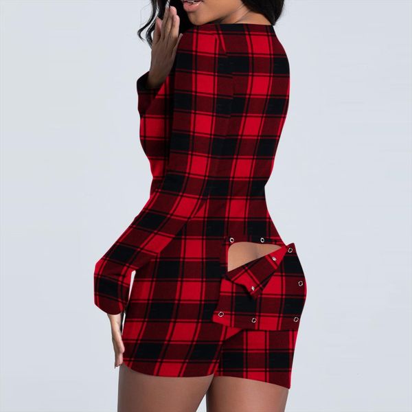 plaid button down flap womens jumpsuits adults pajamas onesies sleepwear lattice sliming playsuits, Black;white
plaid button down flap womens jumpsuits adults pajamas onesies sleepwear lattice sliming playsuits, Black;white