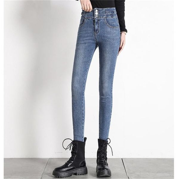 women's jeans 2021 spring-fall high-rise ankle-length pants skinny thin pencil, Blue
women's jeans 2021 spring-fall high-rise ankle-length pants skinny thin pencil, Blue