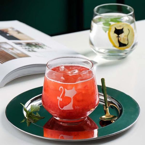 cat glass ins wind drinking cup simple and cute home milk breakfast juice wine glasses
cat glass ins wind drinking cup simple and cute home milk breakfast juice wine glasses