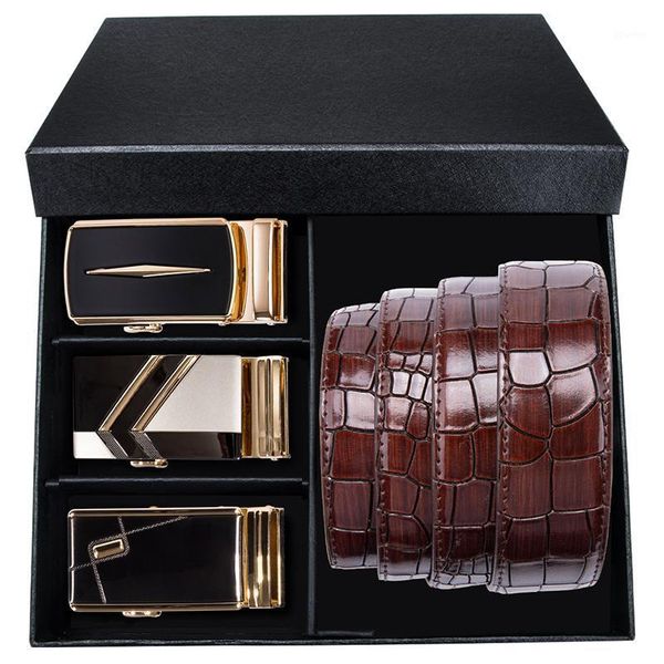 belts hi-tie men's box belt genuine leather with three gold buckles for men luxury red crocodile pattern male1, Black;brown
belts hi-tie men's box belt genuine leather with three gold buckles for men luxury red crocodile pattern male1, Black;brown