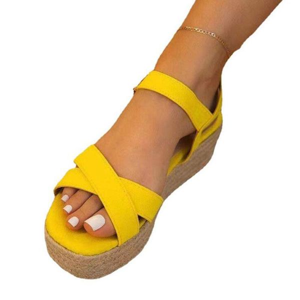 sandals women buckle 2021 summer female open toes wedges platform sandal ladies thick bottom casual shoes big size 43, Black
sandals women buckle 2021 summer female open toes wedges platform sandal ladies thick bottom casual shoes big size 43, Black