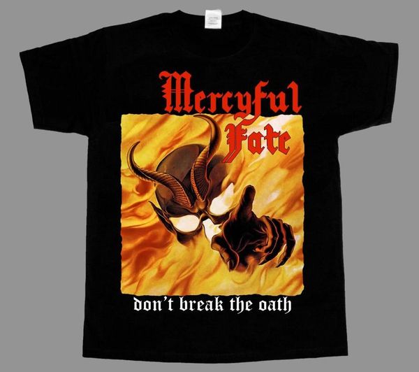 men's t-shirts mercyful fate don't break the oath'84 short long sleeve black t-shirt, White;black
men's t-shirts mercyful fate don't break the oath'84 short long sleeve black t-shirt, White;black