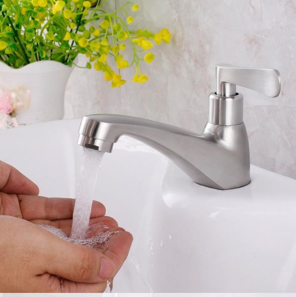 bathroom sink faucets 304 stainless steel basin small faucet brushed surface deck mounted
bathroom sink faucets 304 stainless steel basin small faucet brushed surface deck mounted