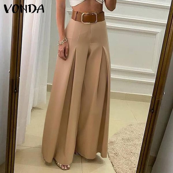 women's pants & capris casual solid color wide leg women long trousers lady's palazzo 2021 vonda high waist zipper, Black;white
women's pants & capris casual solid color wide leg women long trousers lady's palazzo 2021 vonda high waist zipper, Black;white