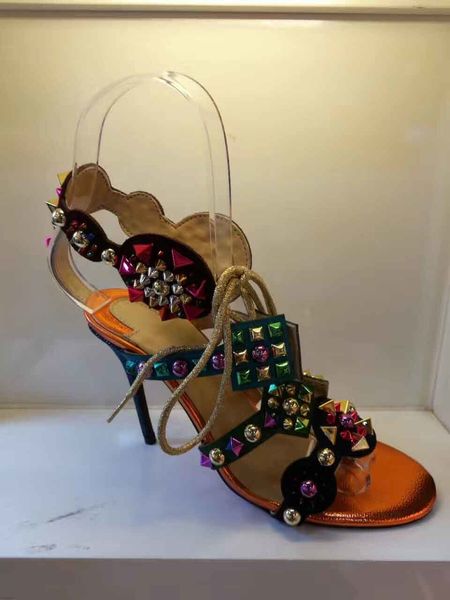 sandals -bottom high summer luxury designer strappy stiletto heels party wedding shoes with box, Black
sandals -bottom high summer luxury designer strappy stiletto heels party wedding shoes with box, Black
