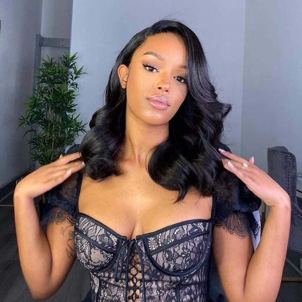 lace wigs body wave front wig human hair for black women side part brazilian 10 18inch pre-plucked remy, Black;brown
lace wigs body wave front wig human hair for black women side part brazilian 10 18inch pre-plucked remy, Black;brown
