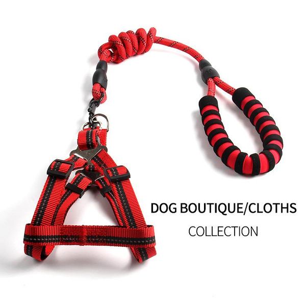 pet products traction rope reflective dog chain chest strap collars & leashes
pet products traction rope reflective dog chain chest strap collars & leashes