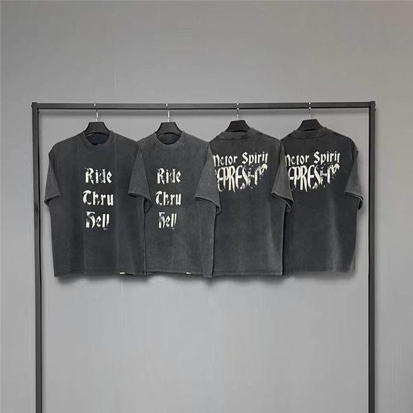 men's t-shirts represent old washed letter printing short-sleeved vintage high street tide brand loose couple round neck t-shirt, White;black
men's t-shirts represent old washed letter printing short-sleeved vintage high street tide brand loose couple round neck t-shirt, White;black