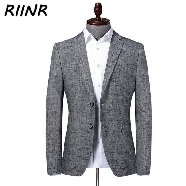 men's suits & blazers riinr 2021 spring autumn suit business casual clothing fashion slim men blazer jacket male mid gray, White;black
men's suits & blazers riinr 2021 spring autumn suit business casual clothing fashion slim men blazer jacket male mid gray, White;black