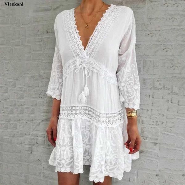 casual dresses v-neck three quarter sleeve mini dress high waist hollow-out pathwork print 2021summer leisure baggy vestidos, Black;gray
casual dresses v-neck three quarter sleeve mini dress high waist hollow-out pathwork print 2021summer leisure baggy vestidos, Black;gray