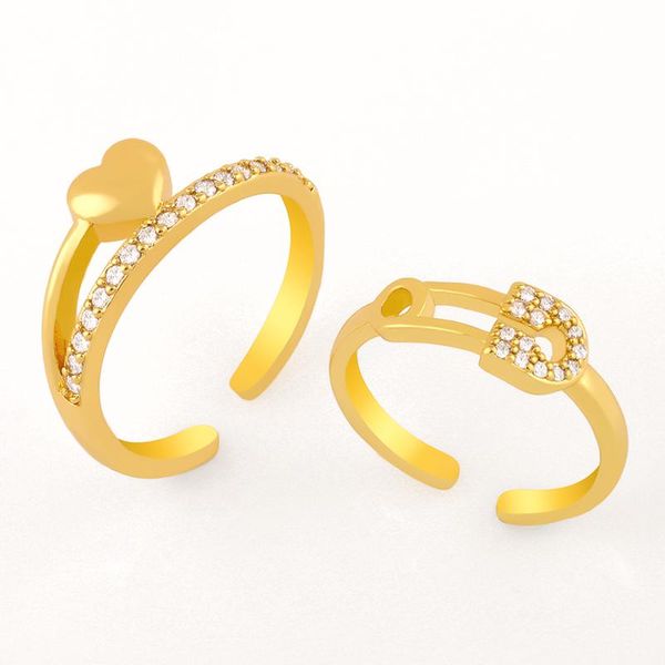 adjustable heart rings for women white stone safety pin open cuff ring cubic zirconia simple gold filled jewelry rigj81 cluster, Golden;silver
adjustable heart rings for women white stone safety pin open cuff ring cubic zirconia simple gold filled jewelry rigj81 cluster, Golden;silver