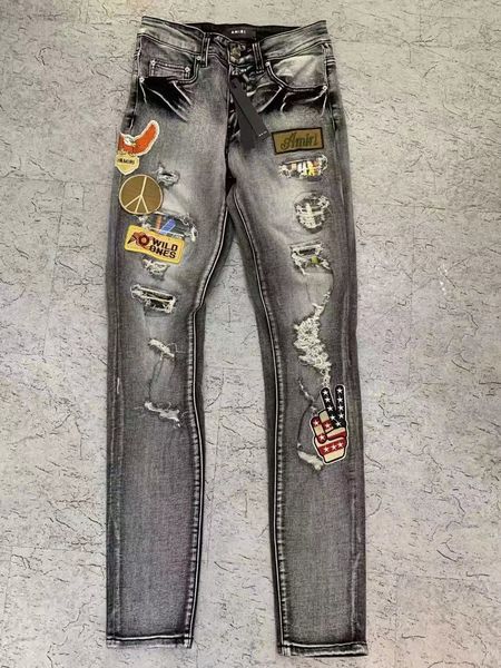 2021 mens designer jeans distressed ripped biker slim fit motorcycle denim for men s fashion jean mans pants pour hommes real jeans#693, Blue
2021 mens designer jeans distressed ripped biker slim fit motorcycle denim for men s fashion jean mans pants pour hommes real jeans#693, Blue