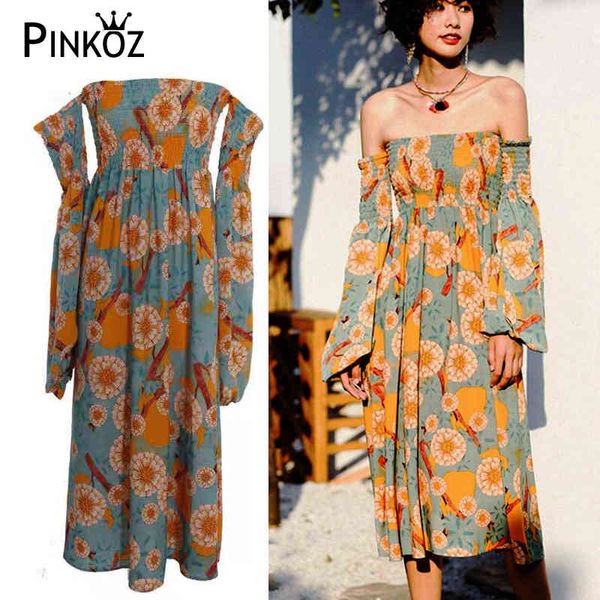 boho dress bohemian floral print spring summer dresses casual beach style holiday off shoulder long sleeve vestidos 210421, White
boho dress bohemian floral print spring summer dresses casual beach style holiday off shoulder long sleeve vestidos 210421, White