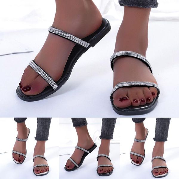 slippers fashion women's casual shoes breathable indoor outdoor diamond leisure ladies summer beach plus size 512, Black
slippers fashion women's casual shoes breathable indoor outdoor diamond leisure ladies summer beach plus size 512, Black