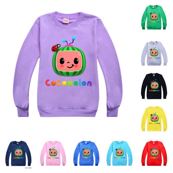 2021 kids cocomelon t-shirt cartoon boys girls round neck sweater children spring summer cany color hoodie toddler baby pullover g49nka7, Black
2021 kids cocomelon t-shirt cartoon boys girls round neck sweater children spring summer cany color hoodie toddler baby pullover g49nka7, Black