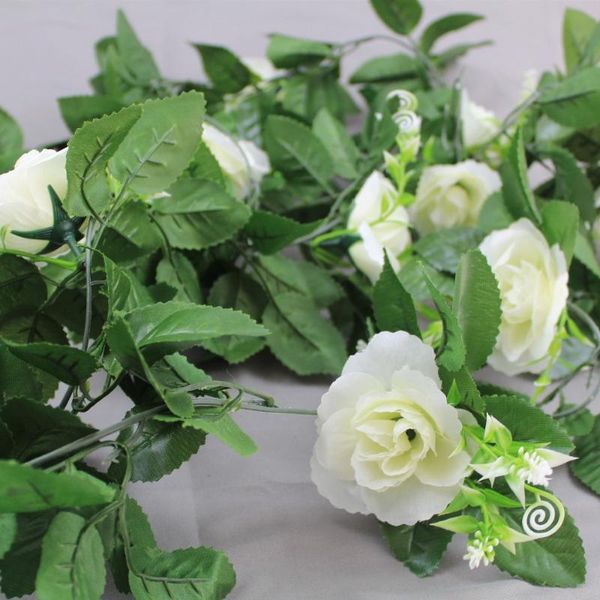 2.4 meter rose vine flowers with leaves artificial flower for weeding home garden window stairs rattan decoration decorative & wreaths
2.4 meter rose vine flowers with leaves artificial flower for weeding home garden window stairs rattan decoration decorative & wreaths