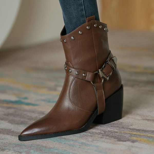 boots women fashion ribet western wedges high heel ankle pointed toe zipper winter cowboy woman, Black
boots women fashion ribet western wedges high heel ankle pointed toe zipper winter cowboy woman, Black