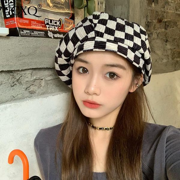beanies ucxq woman beret black white plaid cloud hat wild outdoor korean fashion 2021 autumn and winter 23xy211
beanies ucxq woman beret black white plaid cloud hat wild outdoor korean fashion 2021 autumn and winter 23xy211