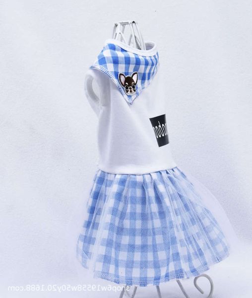 the dog clothes spring and summer small fresh plaid dog breathable lovely princess skirt teddy pet dress
the dog clothes spring and summer small fresh plaid dog breathable lovely princess skirt teddy pet dress