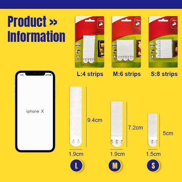 hooks & rails powerful non-mark tape non-marking double-sided fixed strong adhesive hook for home wall anti-skid holder daily necessities
hooks & rails powerful non-mark tape non-marking double-sided fixed strong adhesive hook for home wall anti-skid holder daily necessities