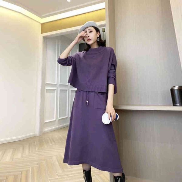 skirts Women's sweater 2021 spring vest upper and midi dress two desk ensemble ladies knitted with pocket d916, Black
skirts Women's sweater 2021 spring vest upper and midi dress two desk ensemble ladies knitted with pocket d916, Black