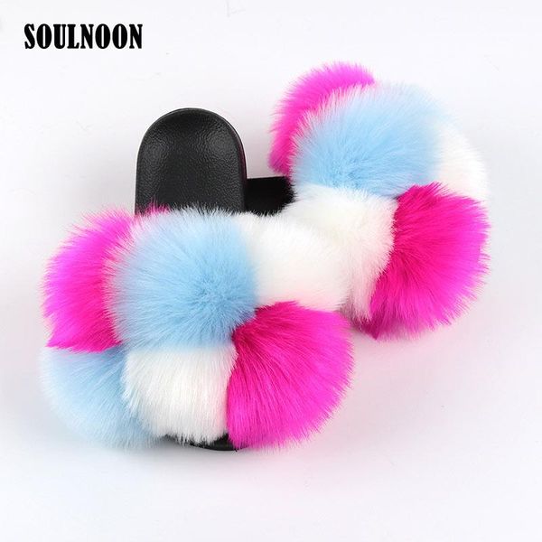 slippers furry pom fur women faux flip flops female fluffy slides plush luxury home rainbow cozy shoes wholesale, Black
slippers furry pom fur women faux flip flops female fluffy slides plush luxury home rainbow cozy shoes wholesale, Black