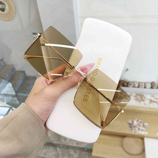 trendy half frame metal cut sunglasses for ladies fashion retro glasses web celebrity with large trend personalized sunglass, White;black
trendy half frame metal cut sunglasses for ladies fashion retro glasses web celebrity with large trend personalized sunglass, White;black