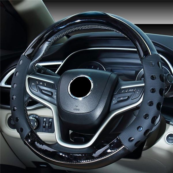 steering wheel covers breathable sweat absorbing and anti-slip car cover leather car-styling anti-catch holder protor accessories
steering wheel covers breathable sweat absorbing and anti-slip car cover leather car-styling anti-catch holder protor accessories
