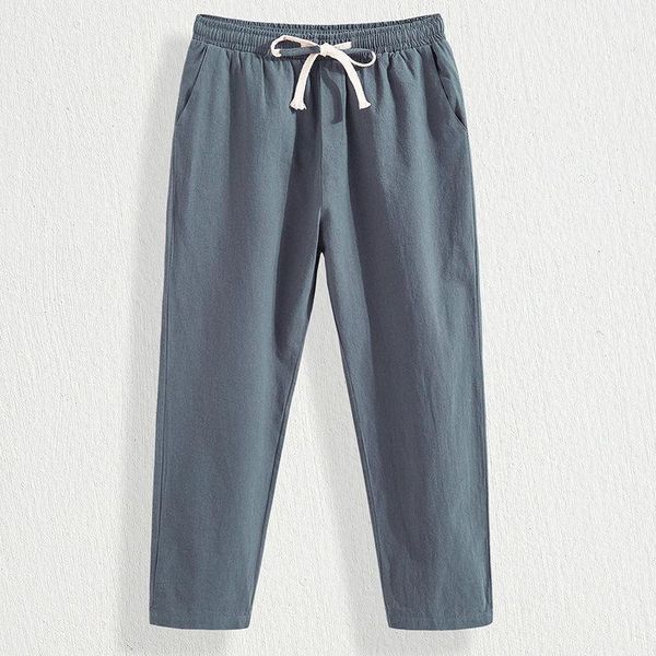 men's pants 2021 spring summer straight ice silk harem causal cotton linen trouser elastic waist streetwear long thin trousers l87, Black
men's pants 2021 spring summer straight ice silk harem causal cotton linen trouser elastic waist streetwear long thin trousers l87, Black