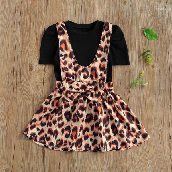 clothing sets toddler baby girl short sleeve leopard print strap dress with bow decoration loose version summer clothes1, White
clothing sets toddler baby girl short sleeve leopard print strap dress with bow decoration loose version summer clothes1, White