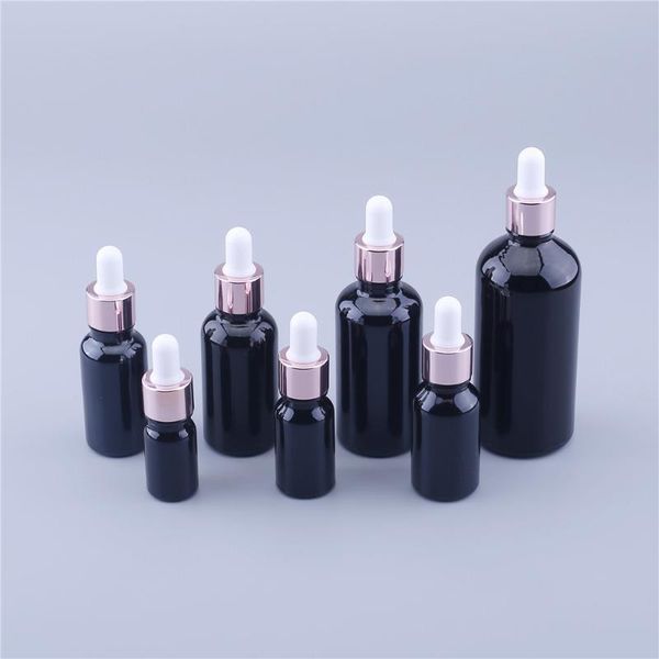 storage bottles & jars black dropper bottle with gold glass refillable for essential pipette container 100pcs
storage bottles & jars black dropper bottle with gold glass refillable for essential pipette container 100pcs