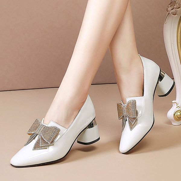 dress shoes women patent leather high heels white wedding bridal bling bow pumps slip on ladies spring autumn 9352 n, Black
dress shoes women patent leather high heels white wedding bridal bling bow pumps slip on ladies spring autumn 9352 n, Black