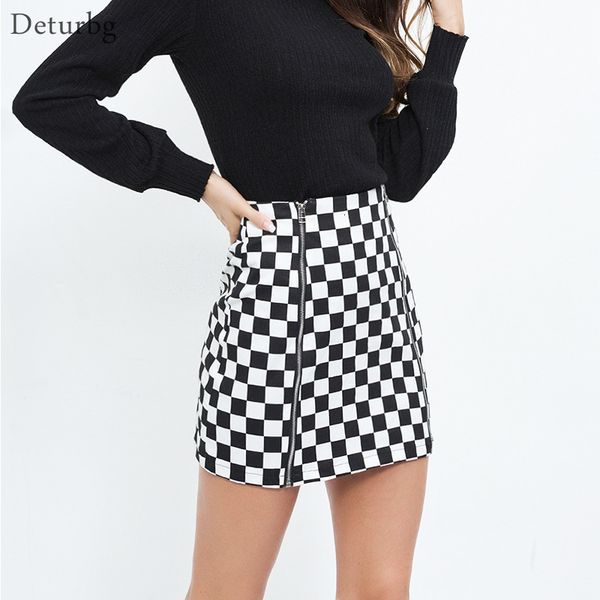casual dresses women black&white plaid pencil skirt female streetwear high waist zippers mini skirts saias faldas autumn wint, Black;gray
casual dresses women black&white plaid pencil skirt female streetwear high waist zippers mini skirts saias faldas autumn wint, Black;gray
