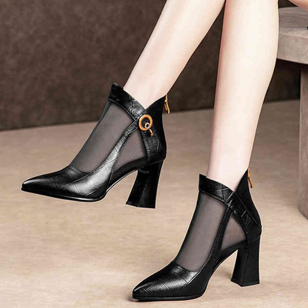 dress shoes women's spring summer fashion mesh high heel sandals pointed thick female s ladies evii, Black
dress shoes women's spring summer fashion mesh high heel sandals pointed thick female s ladies evii, Black