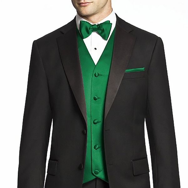 men's suits & blazers trajes de novio green tuxedo vest bespoke black with dark vests,tailor made wedding for men, White;black
men's suits & blazers trajes de novio green tuxedo vest bespoke black with dark vests,tailor made wedding for men, White;black