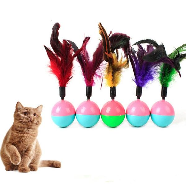 cat toys pet feather ball tumbler teaser playing sound toy interactive training products supplier 1
cat toys pet feather ball tumbler teaser playing sound toy interactive training products supplier 1