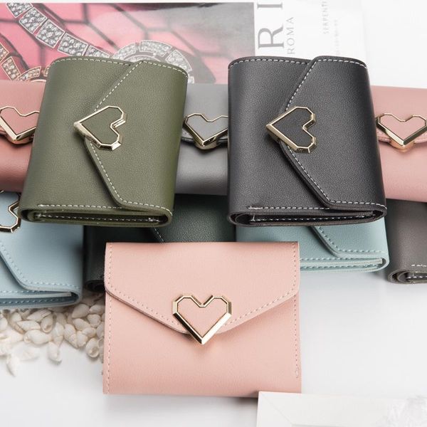 wallets solid color ladies wallet korean student coin purse heart zipper buckle, Red;black
wallets solid color ladies wallet korean student coin purse heart zipper buckle, Red;black