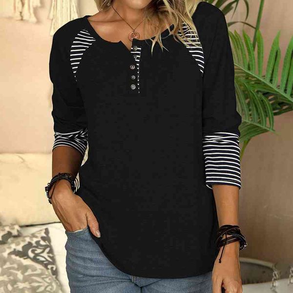 shiying sweater autumn 2021 new stripe stitched breasted half open casual women's 2518543, Black
shiying sweater autumn 2021 new stripe stitched breasted half open casual women's 2518543, Black