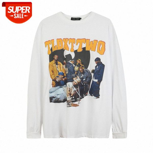 wind hip-hop character printing long-sleeved t-shirt men's street flow loose round neck bottoming shirt #xj2t, White;black
wind hip-hop character printing long-sleeved t-shirt men's street flow loose round neck bottoming shirt #xj2t, White;black