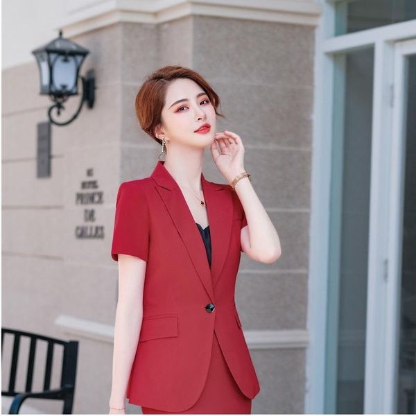 women's suits & blazers 2021 jacket short sleeve oversize plus coat ol styles summer jackets for women ladies office blazer outwear, White;black
women's suits & blazers 2021 jacket short sleeve oversize plus coat ol styles summer jackets for women ladies office blazer outwear, White;black