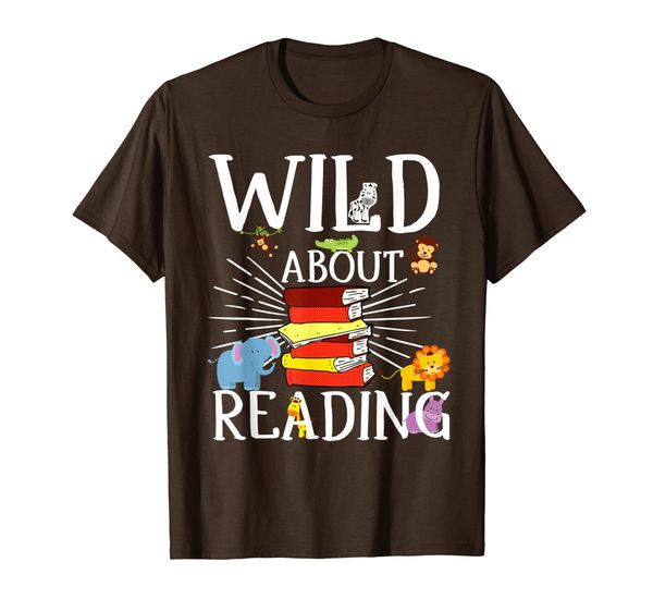 wild about reading t shirt back to school teacher books gift t-shirt, White;black
wild about reading t shirt back to school teacher books gift t-shirt, White;black