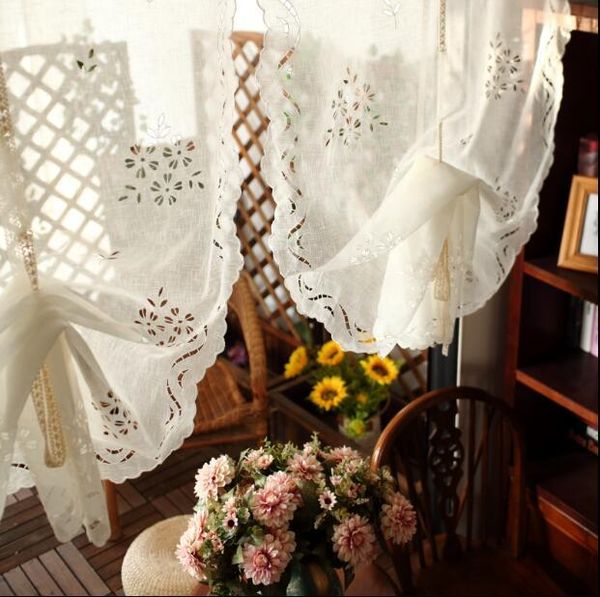 modern pastoral style curtains tulle for window treatment sheer cotton organza embroidery white floral hollow pattern curtain & drapes
modern pastoral style curtains tulle for window treatment sheer cotton organza embroidery white floral hollow pattern curtain & drapes