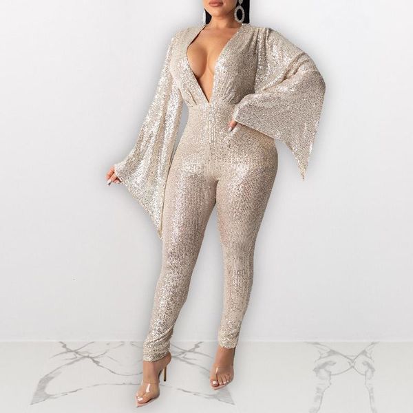 women's jumpsuits & rompers plus size women sequin long pants deep v-neck flare sleeve bodycon skinny, Black;white
women's jumpsuits & rompers plus size women sequin long pants deep v-neck flare sleeve bodycon skinny, Black;white