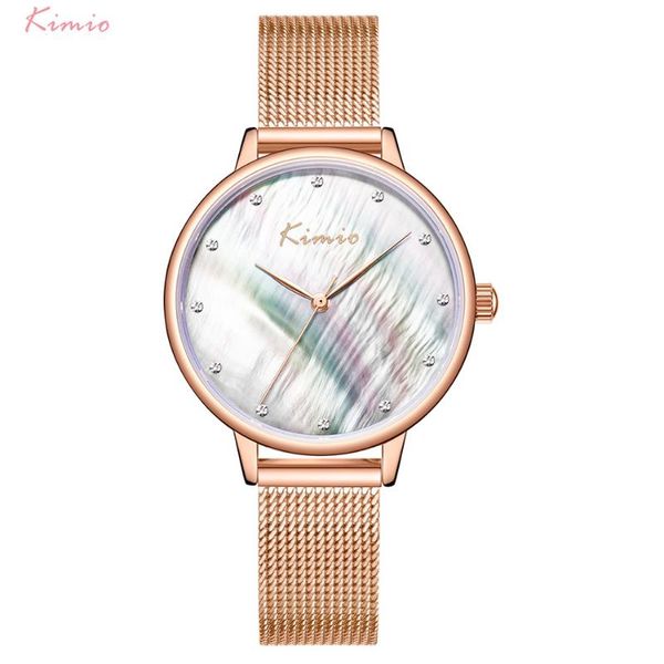 wristwatches fashion kimio brand women natural shell big dial watches ladies stainless steel mesh belt quartz watch waterproof bracelet wris, Slivery;brown
wristwatches fashion kimio brand women natural shell big dial watches ladies stainless steel mesh belt quartz watch waterproof bracelet wris, Slivery;brown