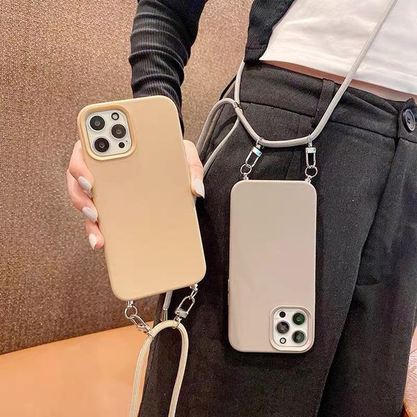 cell phone pouches crossbody necklace lanyard case for 12 pro max 11 xs x xr se 12mini 6 6s 7 8 plus soft silicone strap cover cell phone pouches crossbody necklace lanyard case for 12 pro max 11 xs x xr se 12mini 6 6s 7 8 plus soft silicone strap cover
